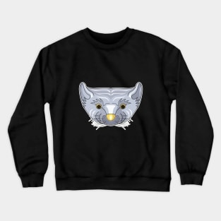 cute silver pine marten Crewneck Sweatshirt